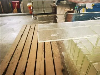 مواد البناء 7 مم u profile glass مقسّن