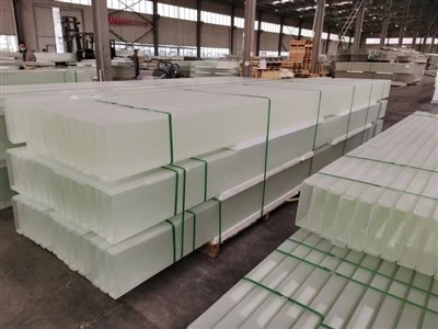 Frosted U profile Glass for Square