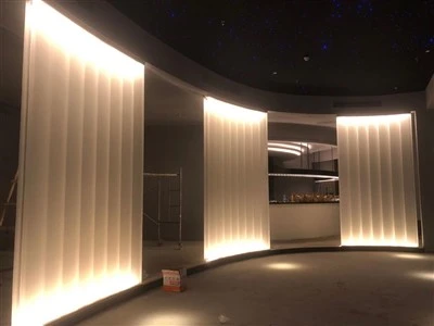 U Glass Wall Planels for Office Decorative